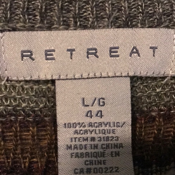 Retreat Knitted Grandpa Sweater - Picture 2 of 3